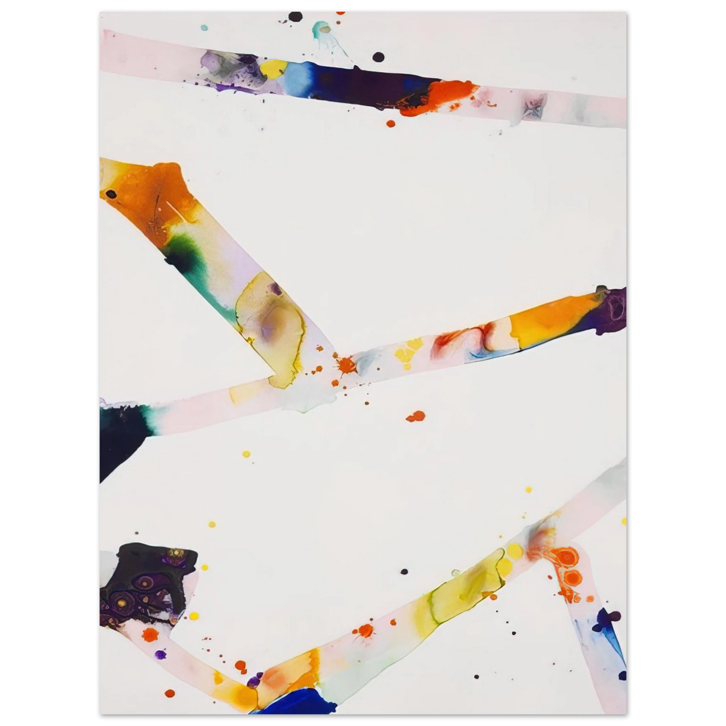 Sam Francis - From Tokyo #3  75x100 cm / 30x40inches Fine Art Poster