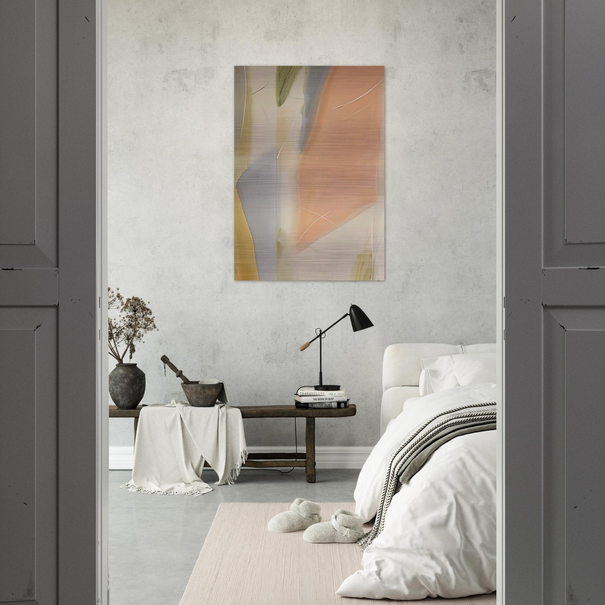 Untitled - 1987 - Larry Zox Brushed Aluminum Print - 70x100 cm / 28x40 inches | Larry Zox Aluminum Print | Larry Zox Prints
