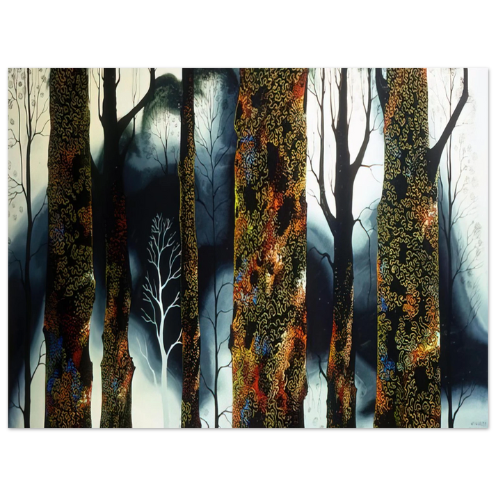Eyvind Earle - Jewel Trees  75x100 cm / 30x40inches Fine Art Poster