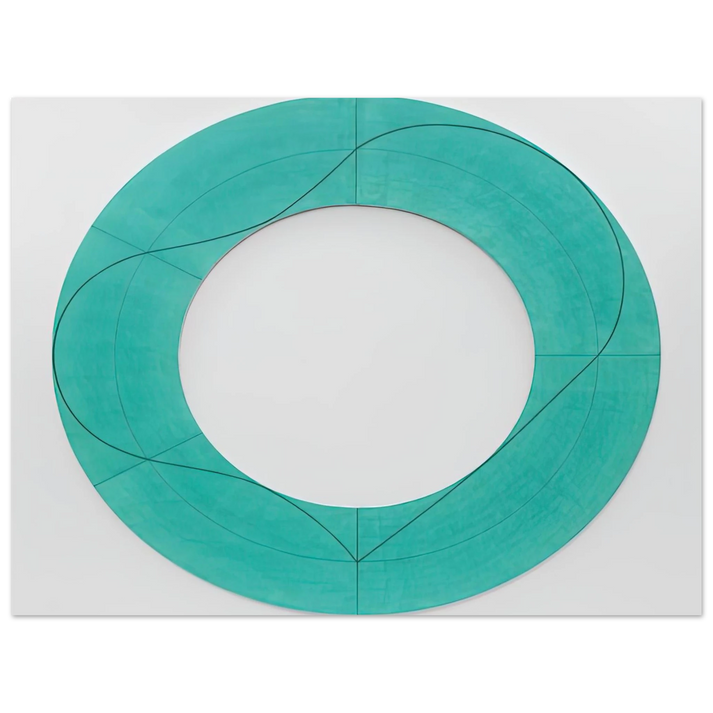Robert Mangold - RING IMAGE C 2008  75x100 cm / 30x40inches Fine Art Poster