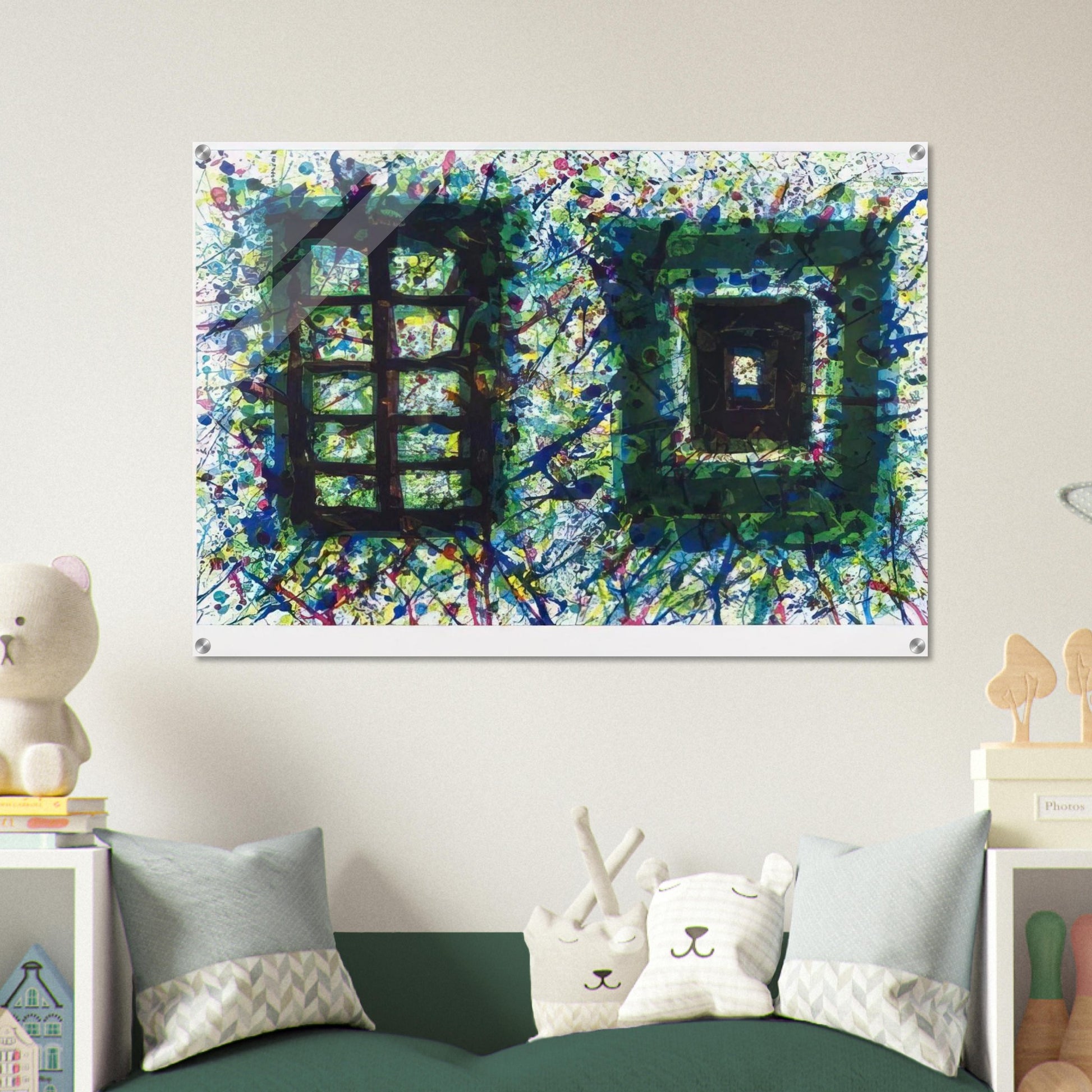 Concert Hall Set III  SF-232  - Sam Francis Acrylic Print - 70x100 cm / 28x40″ inches