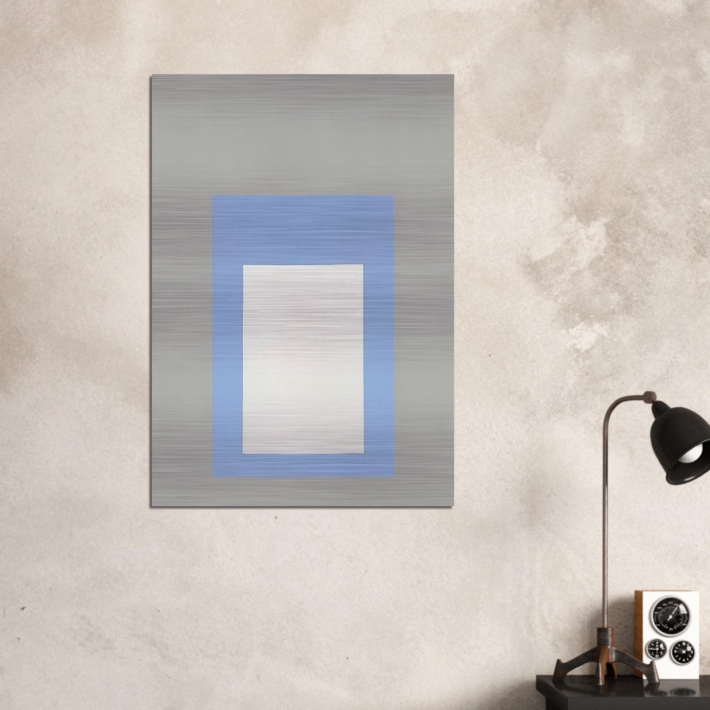 HOMAGE TO THE SQUARE GREEK ISLAND 1957 - Josef Albers Brushed Aluminum Print - 70x100 cm / 28x40 inches | Josef Albers Aluminum Print | Josef Albers Prints