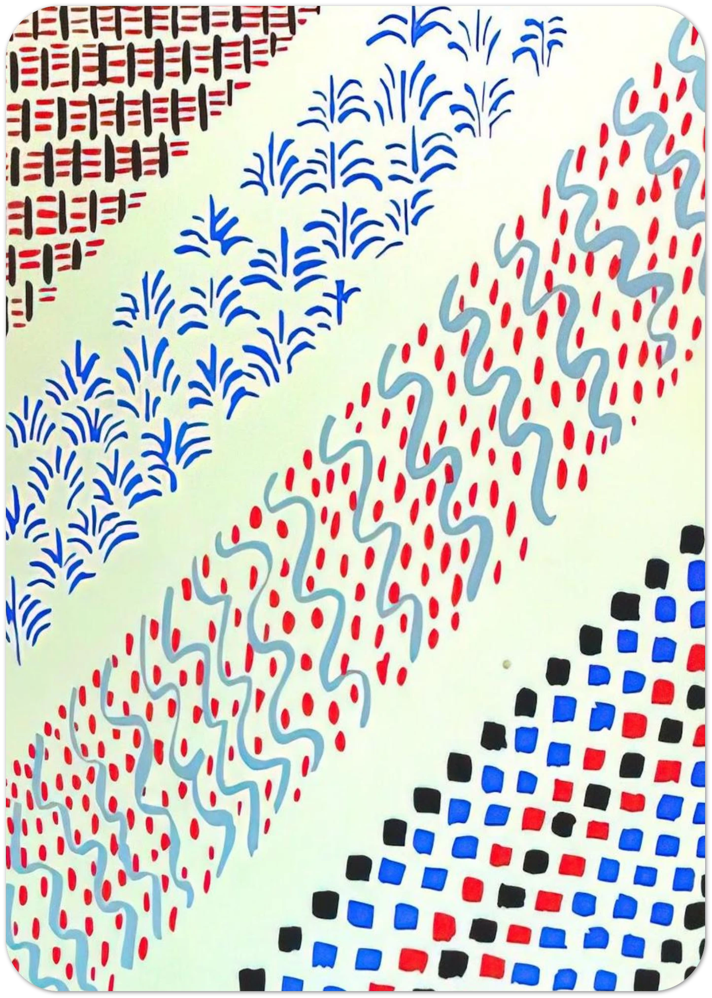 COMPOSITION 27 By Sonia Delaunay Pack of 10 Post Cards | Sonia Delaunay Post Cards | A6 (10.5 x 14.8 cm) - 4.1 x 5.8 inches