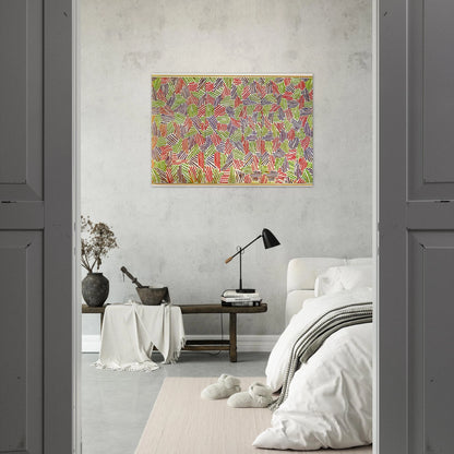 SCENT - Jasper Johns Brushed Aluminum Print - 70x100 cm / 28x40 inches | Jasper Johns Aluminum Print | Jasper Johns Prints