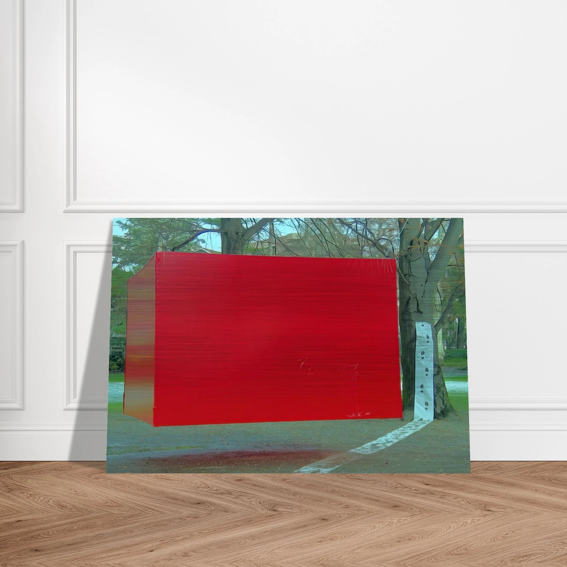 Room - 1956 - Jiro Yoshihara Brushed Aluminum Print - 70x100 cm / 28x40 inches | Jiro Yoshihara Aluminum Print | Jiro Yoshihara Prints