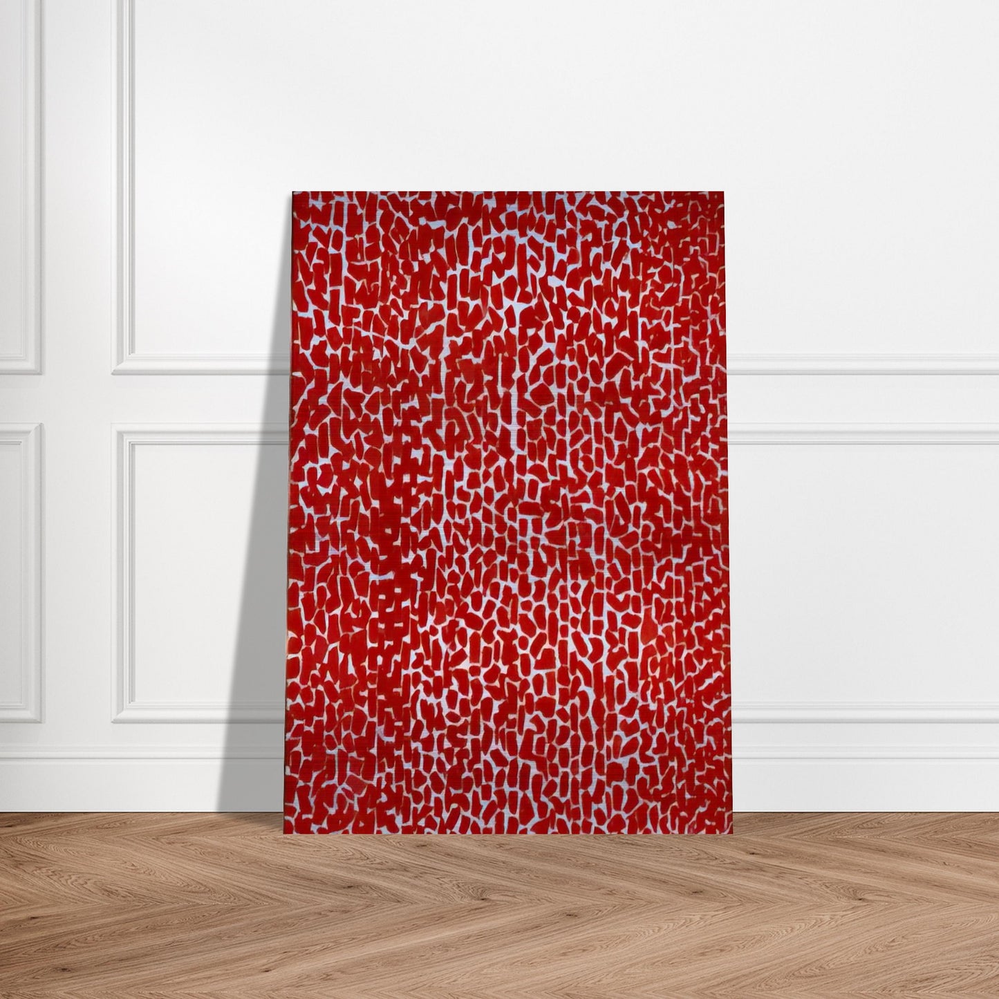 RED ROSE CANTATA 1973 - Alma Woodsey Thomas Brushed Aluminum Print - 70x100 cm / 28x40 inches | Alma Woodsey Thomas Aluminum Print | Alma Woodsey Thomas Prints