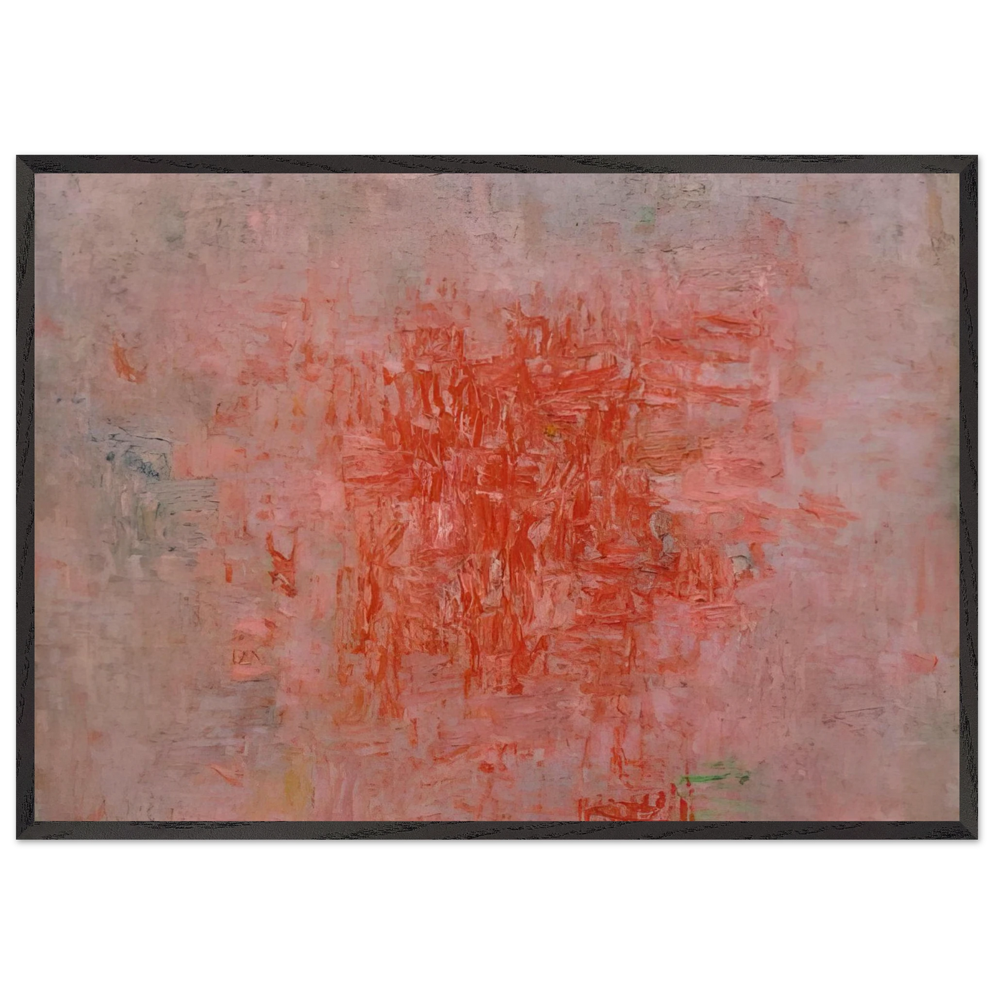 ZONE - Philip Guston 70x100 cm / 28x40 inches Framed Art Print – Black Wooden Frame