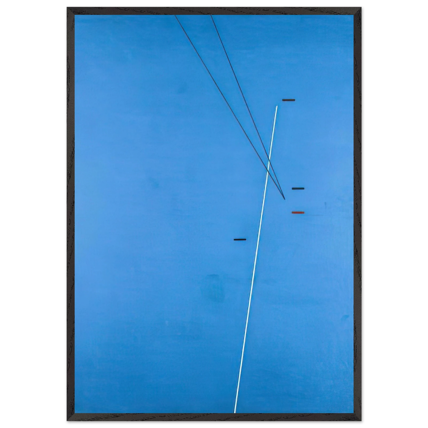 Untitled - 1950 N6 - Tomas Maldonado 70x100 cm / 28x40 inches Framed Art Print – Black Wooden Frame