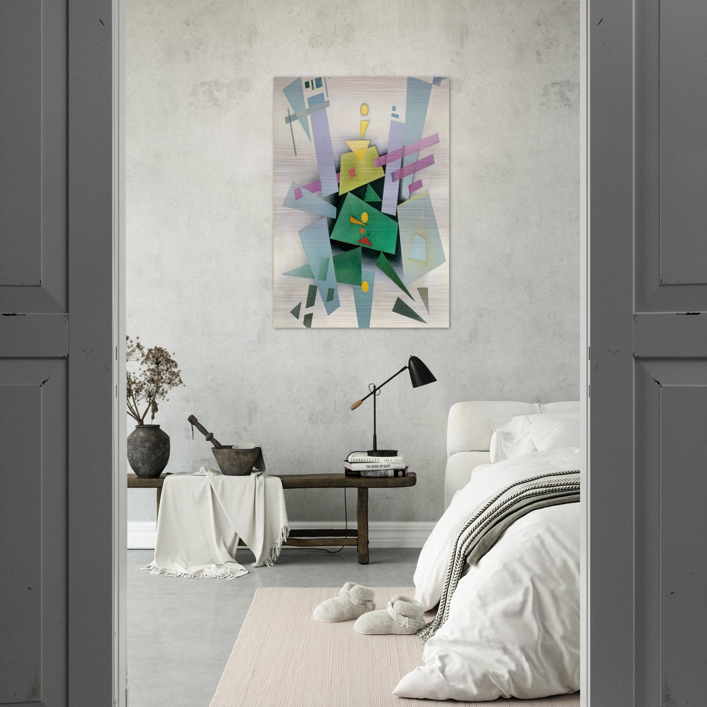 INVENTION COMPOSITION 31 1933 - Rudolf Bauer Brushed Aluminum Print - 70x100 cm / 28x40 inches | Rudolf Bauer Aluminum Print | Rudolf Bauer Prints