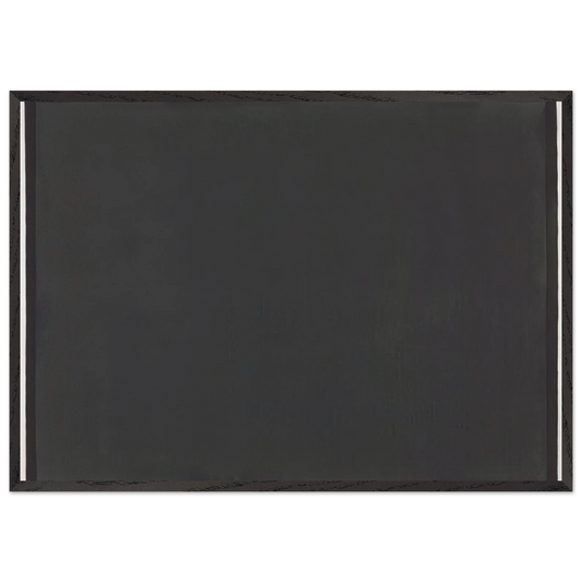 Untitled 29887 - 1987 - Bob Law 70x100 cm / 28x40 inches Framed Art Print – Black Wooden Frame