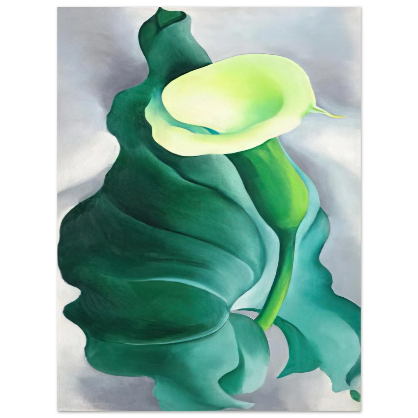 Georgia O'Keeffe - Calla Lily  Lily-Yellow No. 2  Fine Art Poster
