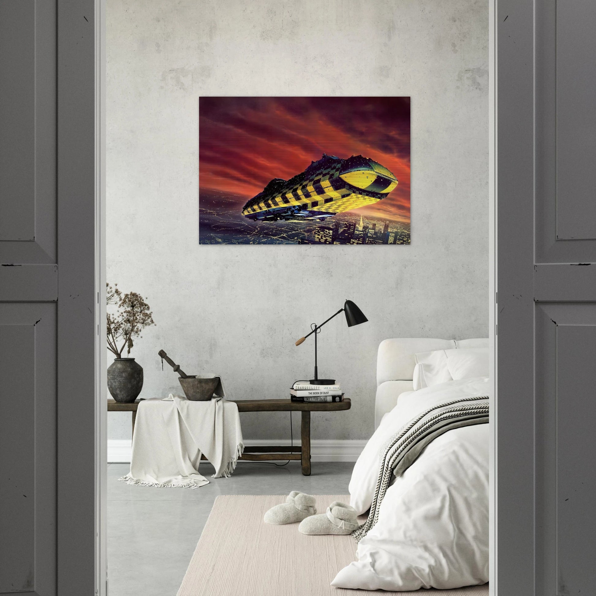 Chris Foss - Chris Foss Brushed Aluminum Print - 70x100 cm / 28x40 inches | Chris Foss Aluminum Print | Chris Foss Prints