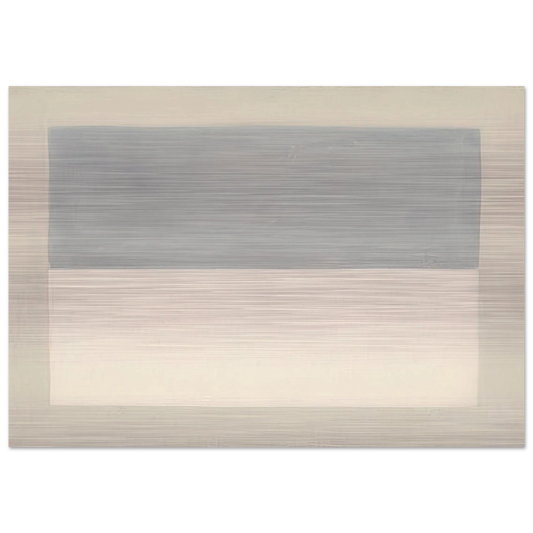Rain  Study  - Agnes Martin Brushed Aluminum Print - 70x100 cm / 28x40 inches | Agnes Martin Aluminum Print | Agnes Martin Prints