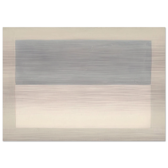 Rain  Study  - Agnes Martin Brushed Aluminum Print - 70x100 cm / 28x40 inches | Agnes Martin Aluminum Print | Agnes Martin Prints