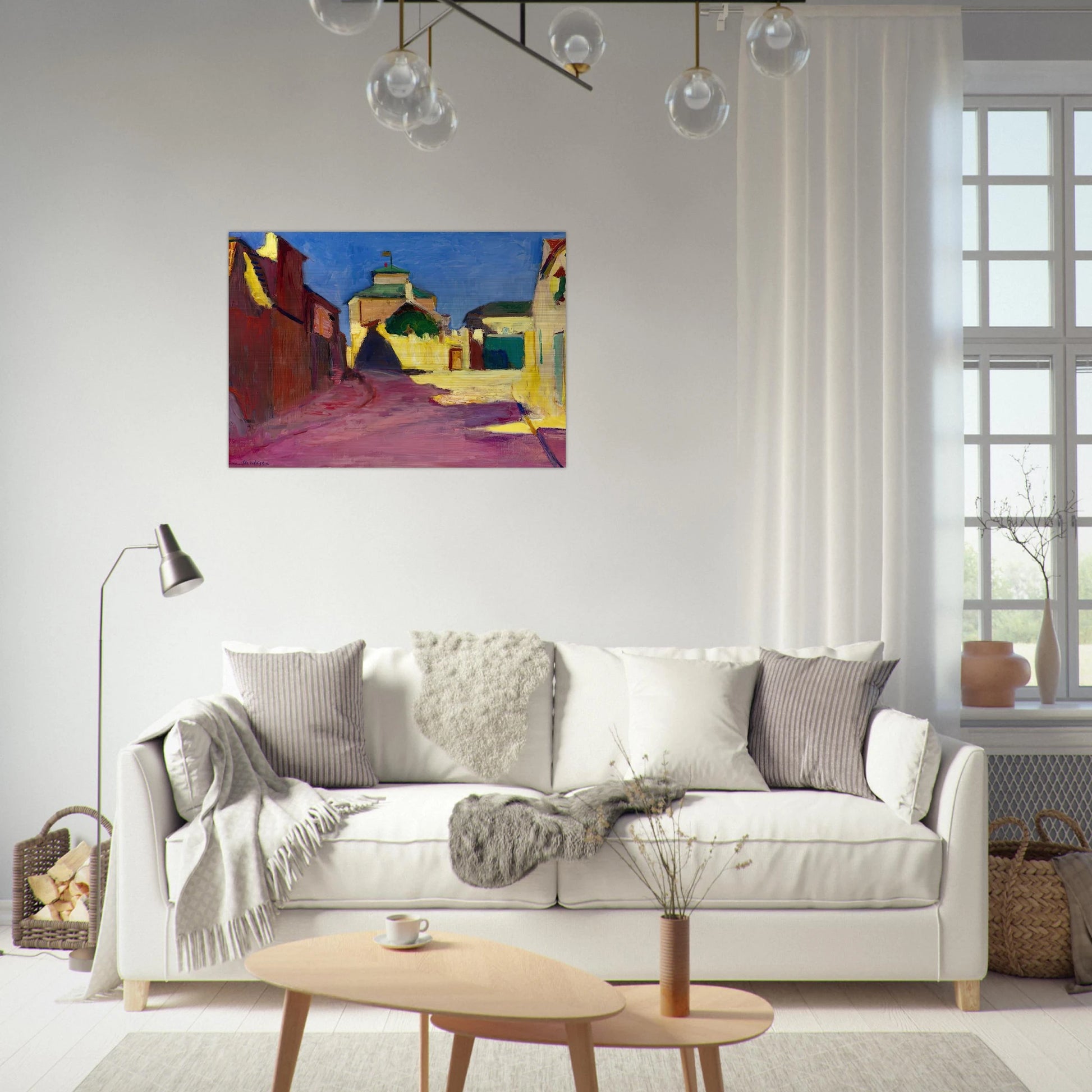 UNE RUE A ARCUEIL 1904 - Henri Matisse Brushed Aluminum Print - 70x100 cm / 28x40 inches | Henri Matisse Aluminum Print | Henri Matisse Prints