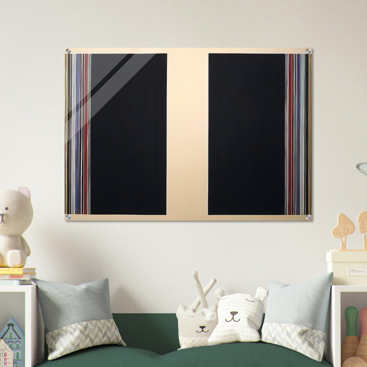 Untitled - 1985 - Gene Davis Acrylic Print - 70x100 cm / 28x40″ inches | Gene Davis Wall Art | Gene Davis Prints