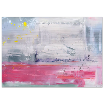 Hot Ice, 1990- - Helen Frankenthaler Brushed Aluminum Print - 70x100 cm / 28x40 inches | Helen Frankenthaler Aluminum Print | Helen Frankenthaler Prints