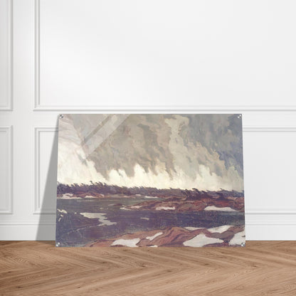 March Storm, Georgian Bay - 1920 - A.Y. Jackson Acrylic Print - 70x100 cm / 28x40″ inches | A.Y. Jackson Wall Art | A.Y. Jackson Prints