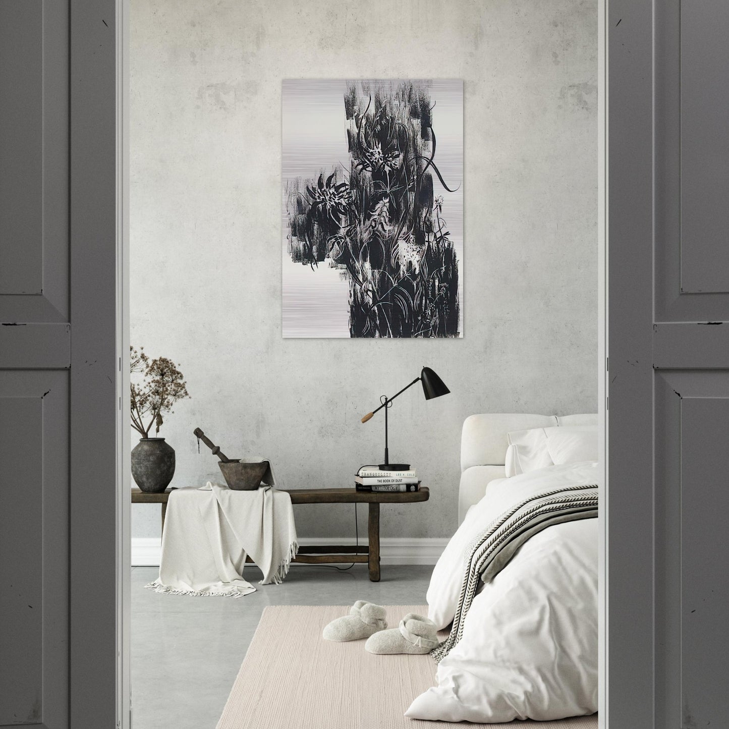 Waldrandblumen - 1919 - Johannes Itten Brushed Aluminum Print - 70x100 cm / 28x40 inches | Johannes Itten Aluminum Print | Johannes Itten Prints