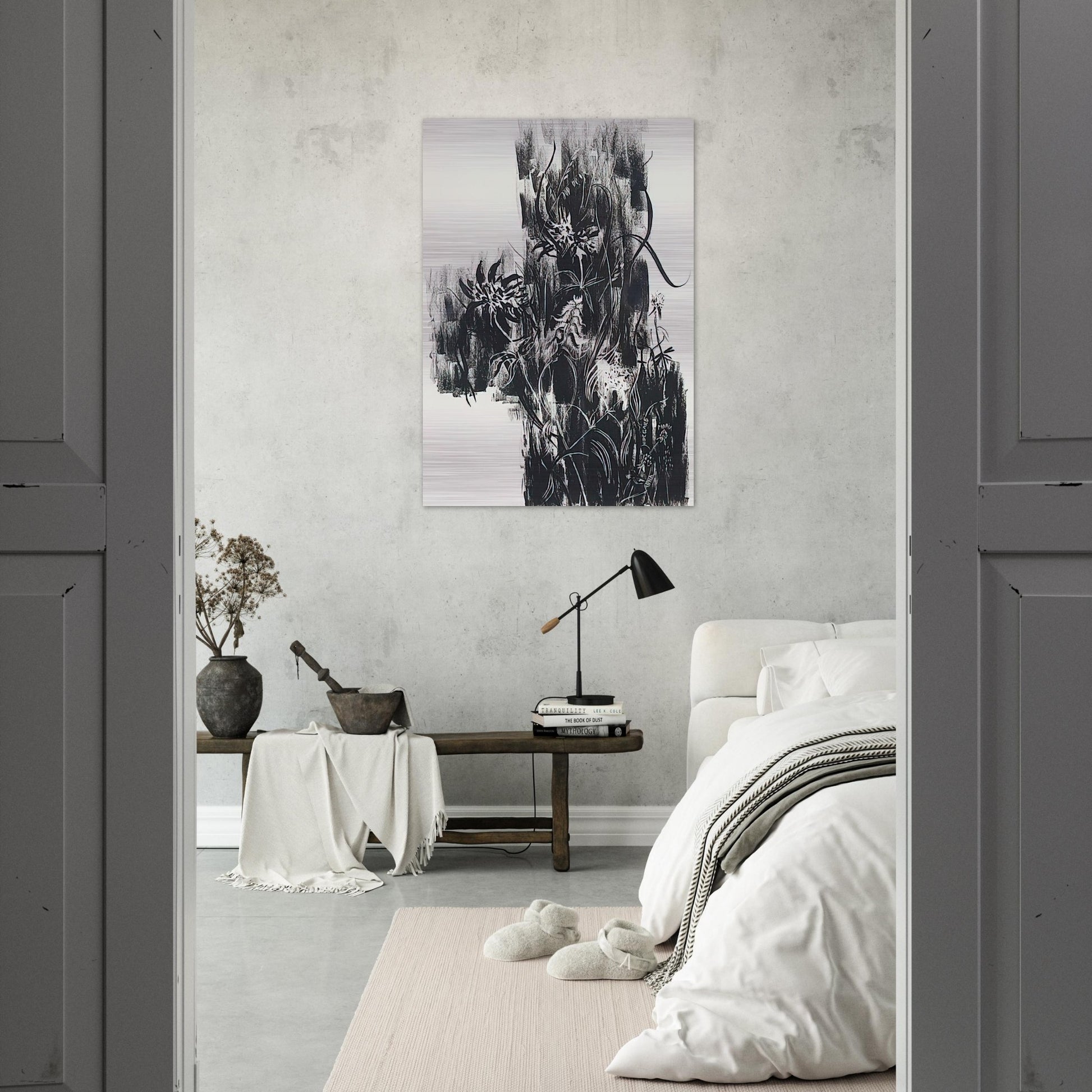 Waldrandblumen - 1919 - Johannes Itten Brushed Aluminum Print - 70x100 cm / 28x40 inches | Johannes Itten Aluminum Print | Johannes Itten Prints