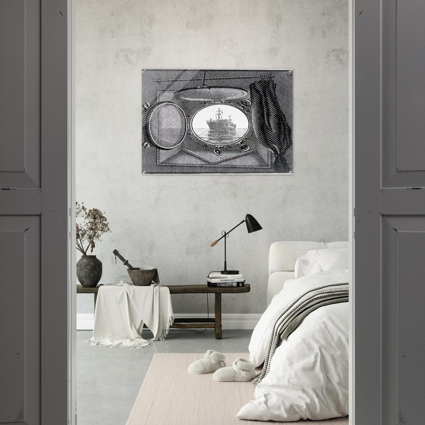 PORTHOLE - MC Escher Acrylic Print - 70x100 cm / 28x40″ inches | Maurits Cornelis Escher Prints