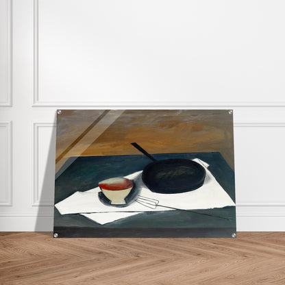 The Frying Pan - 1946 - William Scott Acrylic Print - 70x100 cm / 28x40″ inches | William Scott Wall Art | William Scott Prints