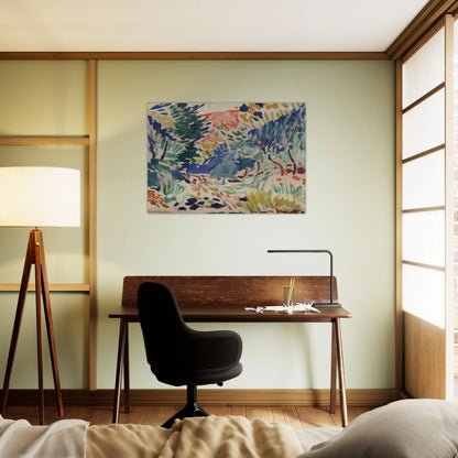 LANDSCAPE AT COLLIOURE 1905 - Henri Matisse Brushed Aluminum Print - 70x100 cm / 28x40 inches | Henri Matisse Aluminum Print | Henri Matisse Prints