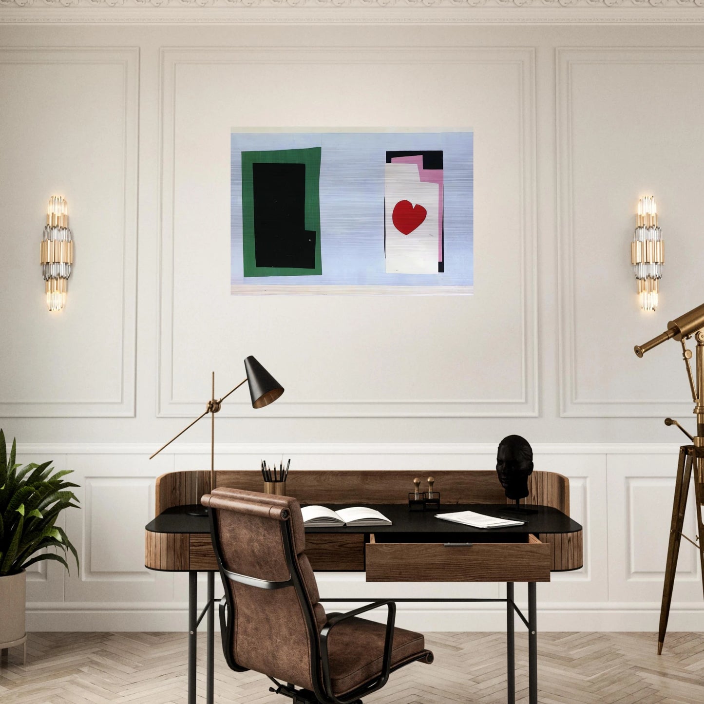 CUT OUTS 2 - Henri Matisse Brushed Aluminum Print - 70x100 cm / 28x40 inches | Henri Matisse Aluminum Print | Henri Matisse Prints