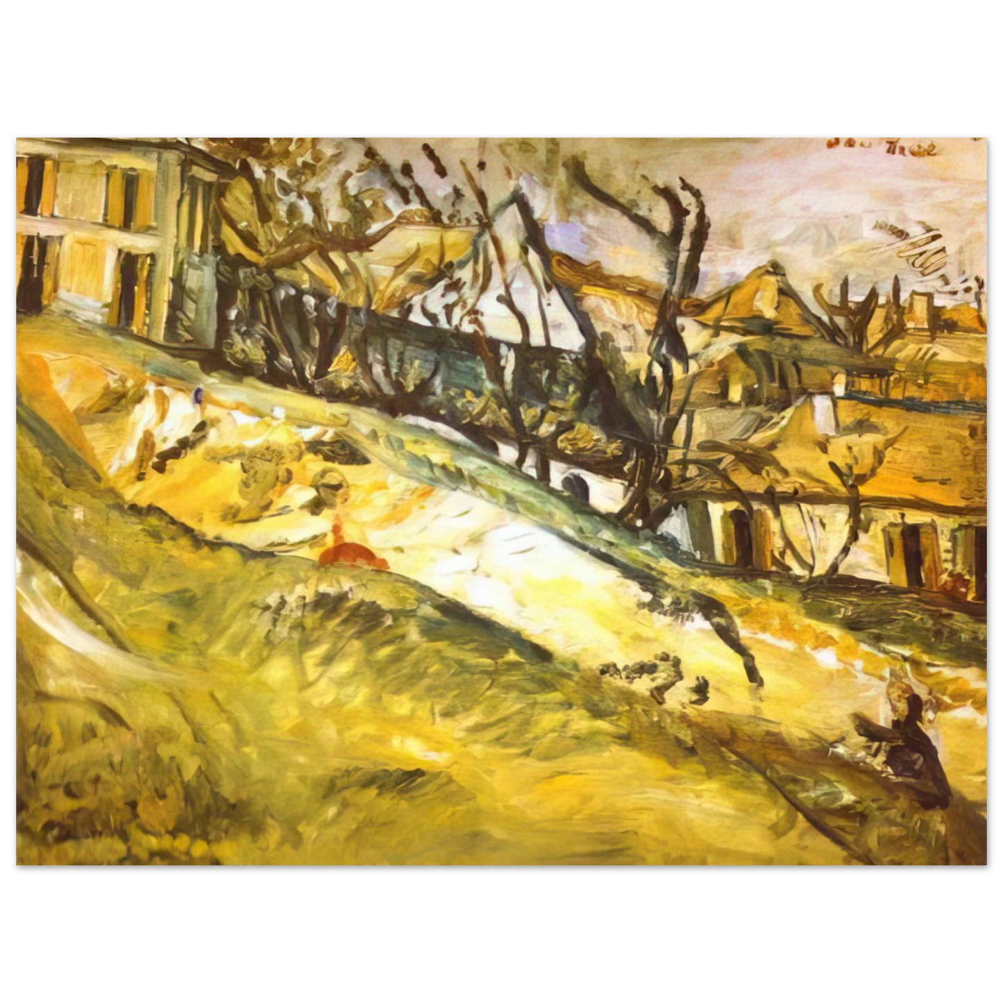 Chaim Soutine - LANDSCAPE 1  75x100 cm / 30x40inches Fine Art Poster