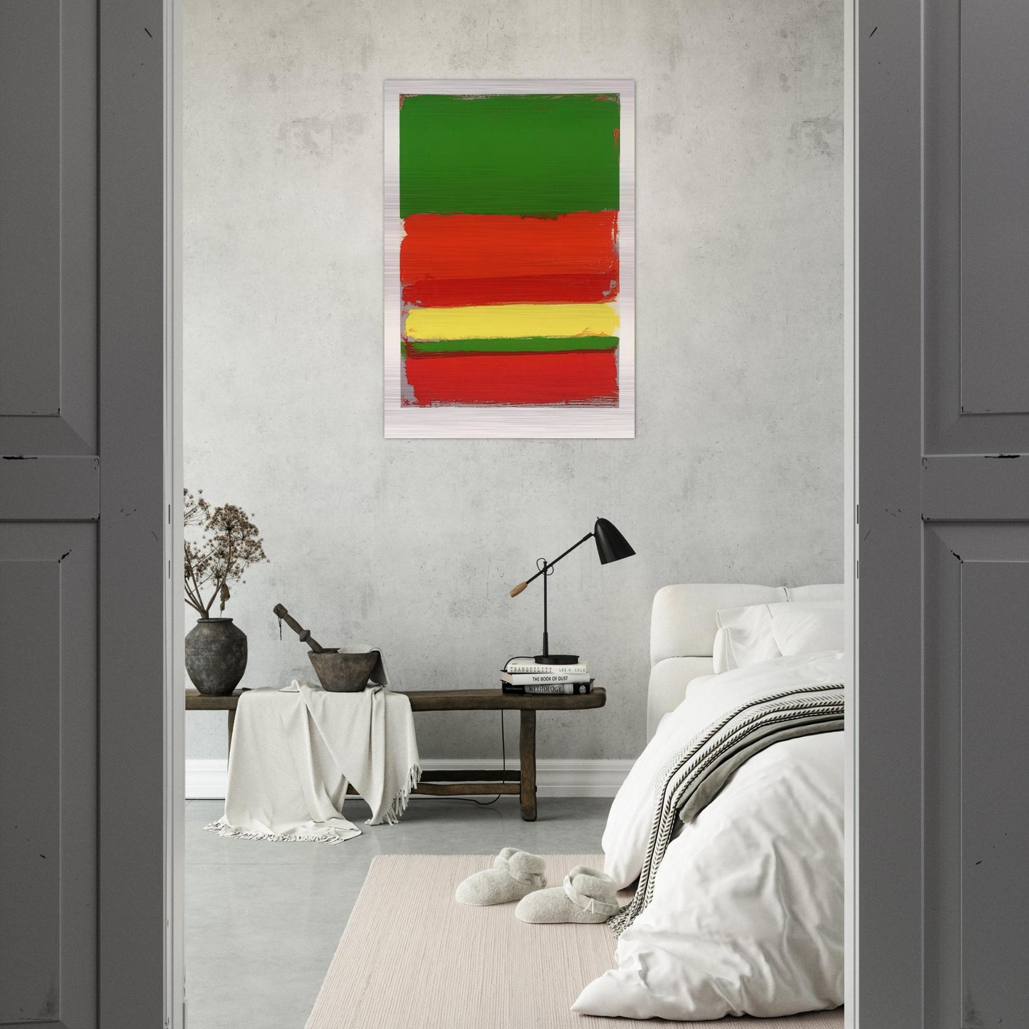 Untitled from the Shapes of Colour - 1978 - Patrick Heron Brushed Aluminum Print - 70x100 cm / 28x40 inches | Patrick Heron Aluminum Print | Patrick Heron Prints