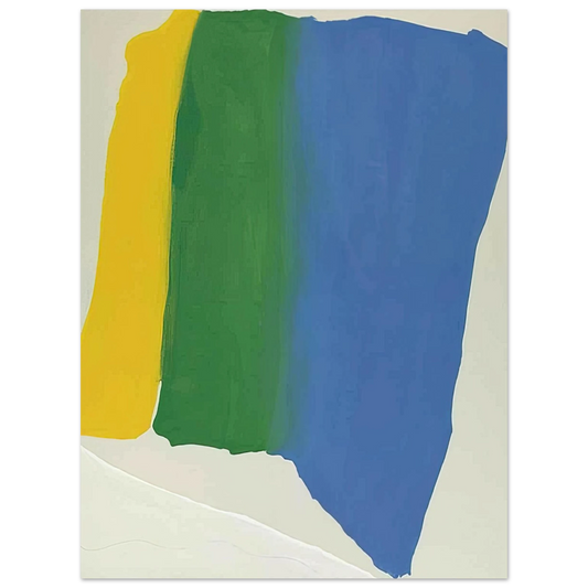 Helen Frankenthaler - Summer Insignia - 1969 Wall art - 13x18 cm / 5x7 inches - Fine Art Poster-canvas - -