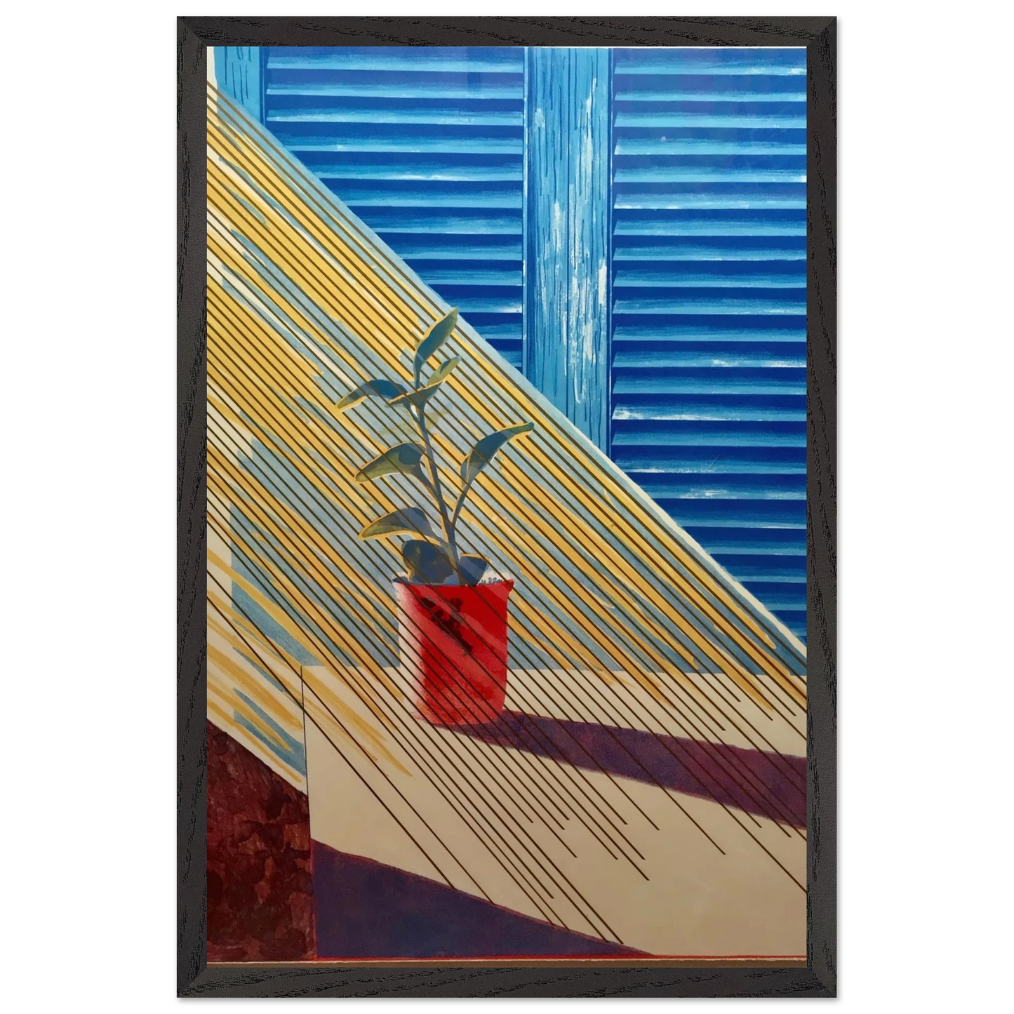 David Hockney - David Hockney Wall art - 21x29.7 cm / 8x12" - Fine Art Poster - -