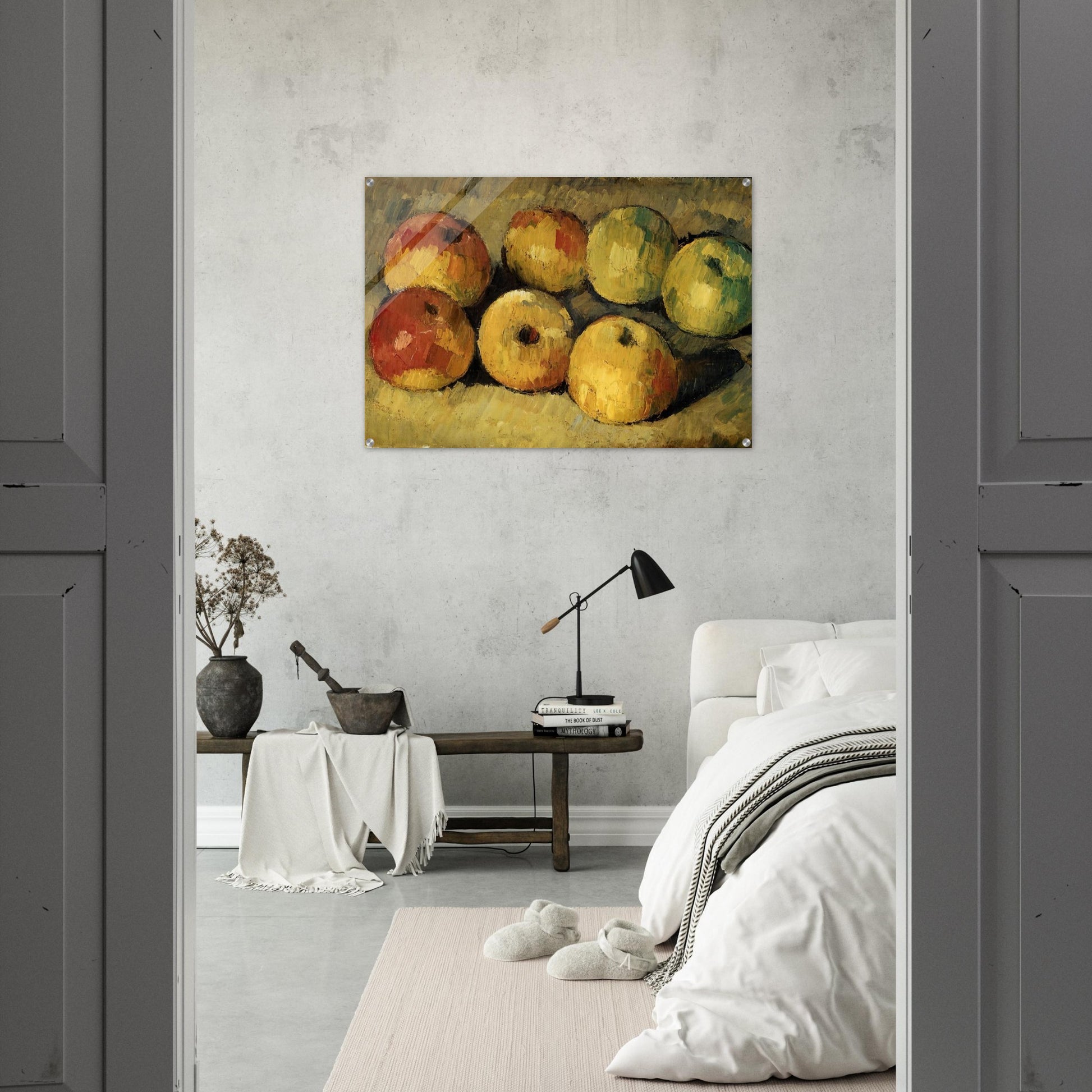 Apples - Paul Cézanne Acrylic Print - 70x100 cm / 28x40″ inches | Paul Cézanne Wall Art | Paul Cézanne Prints