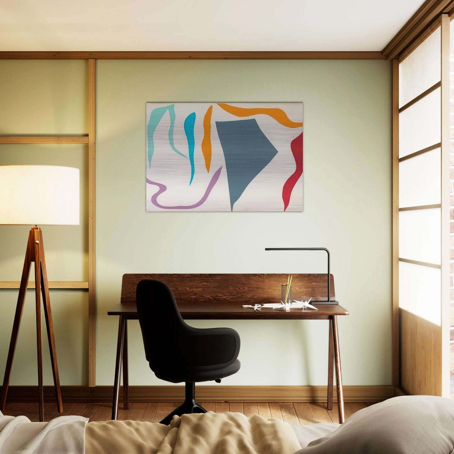Untitled - 1980 - Ray Parker Brushed Aluminum Print - 70x100 cm / 28x40 inches | Ray Parker Aluminum Print | Ray Parker Prints