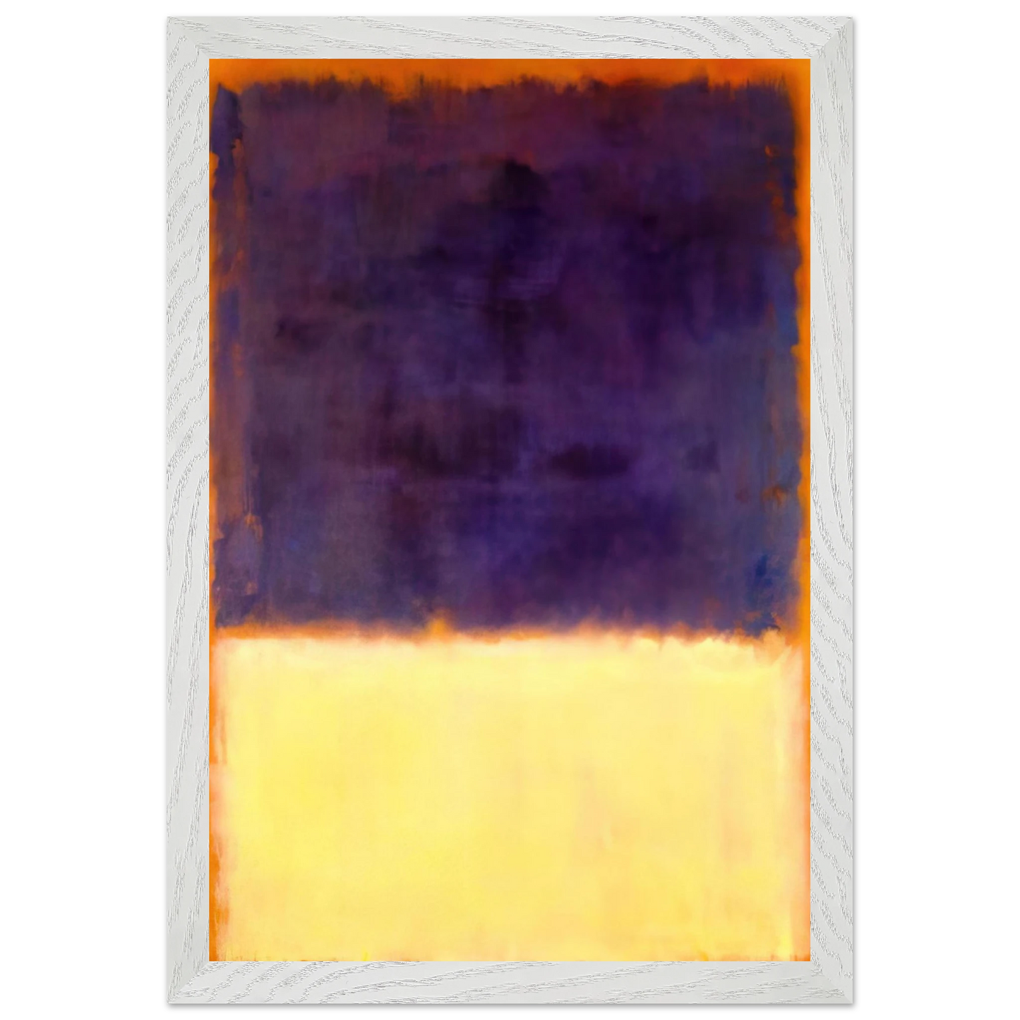 Mark Rothko - Red, Orange, Tan and Purple - 1954 Wall Art - 30x40 cm / 12x16 inches - Premium Wooden Framed Poster With Fine Art Paper - Wood frame