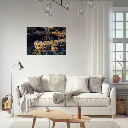 San Vigilio, Lake Garda - John Singer Sargent Brushed Aluminum Print - 70x100 cm / 28x40 inches | John Singer Sargent Aluminum Print | John Singer Sargent Prints