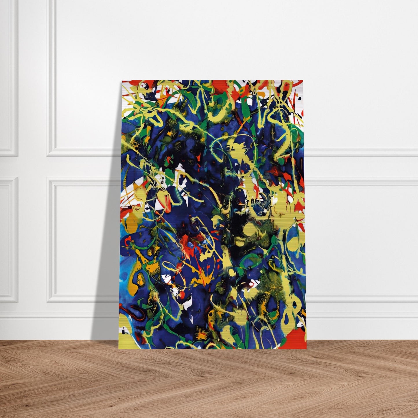 Untitled  SFP94-63  SFF 1737  - Sam Francis Brushed Aluminum Print - 70x100 cm / 28x40 inches | Sam Francis Aluminum Print | Sam Francis Prints