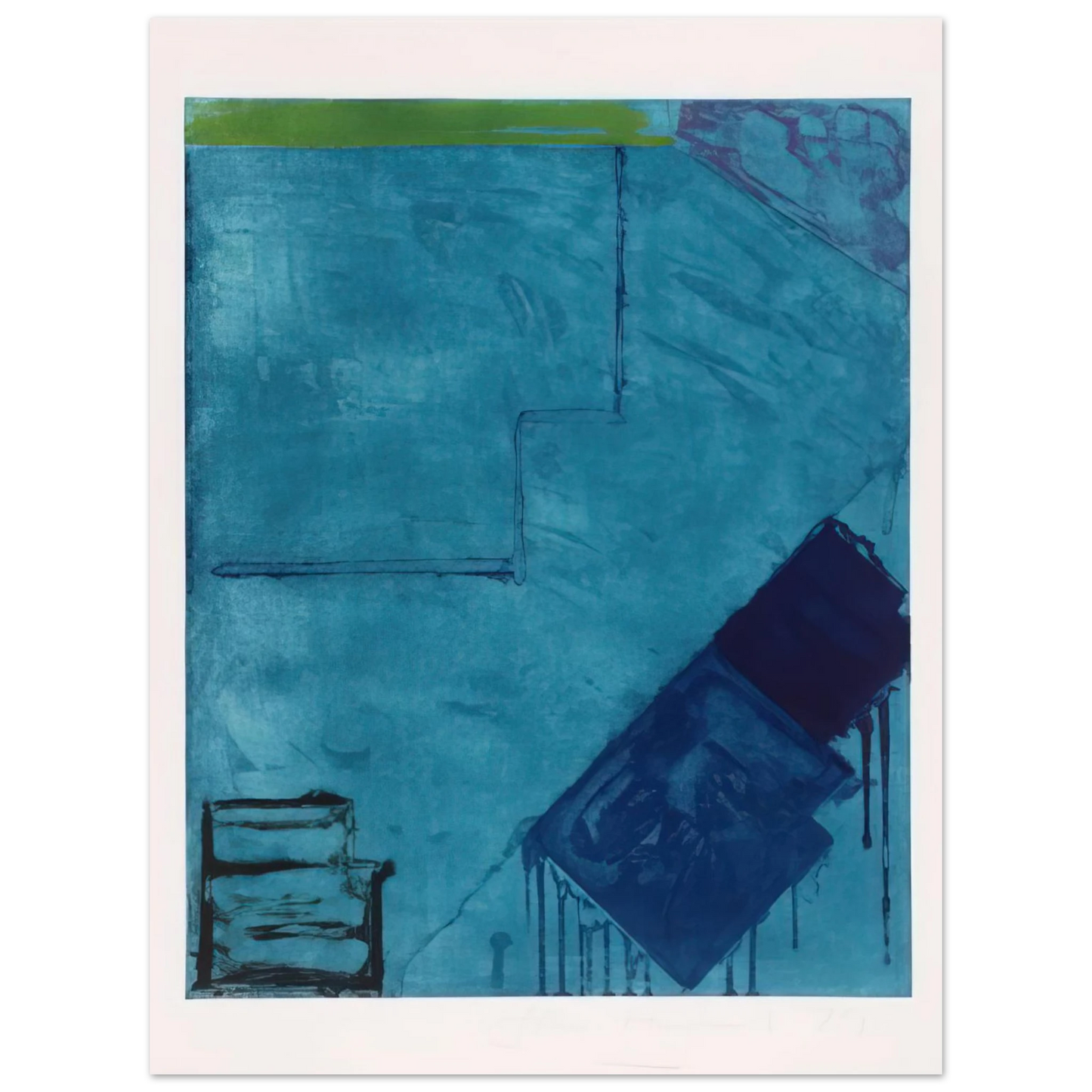 John Hoyland - Rankin - 1979  75x100 cm / 30x40inches Fine Art Poster