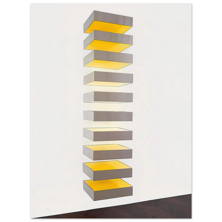 Donald Judd - Untitled Bernstein 80-52 - 1980  75x100 cm / 30x40inches Fine Art Poster