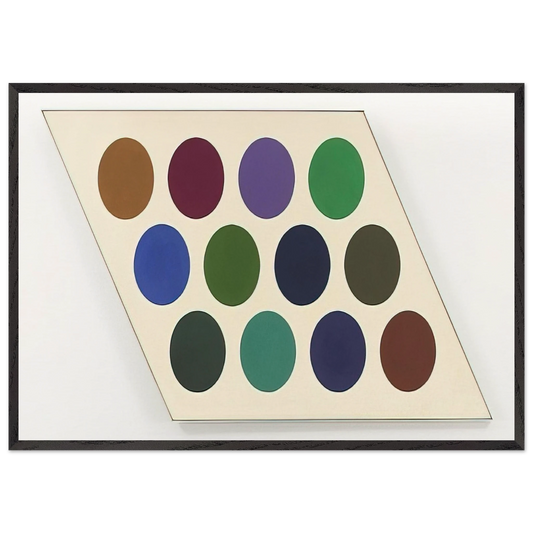 Korfu - 1965 - Thomas Downing 70x100 cm / 28x40 inches Framed Art Print – Black Wooden Frame