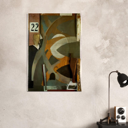 THE SPRING DOOR 1938 - Kurt Schwitters Brushed Aluminum Print - 70x100 cm / 28x40 inches | Kurt Schwitters Aluminum Print | Kurt Schwitters Prints