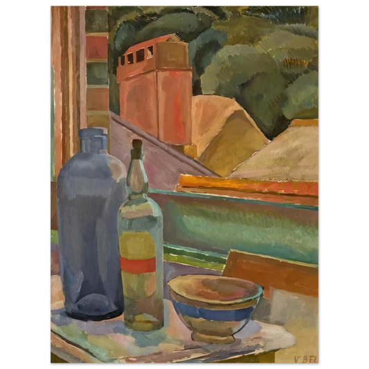 Vanessa Bell - WINDOW STILL LIFE 1915  75x100 cm / 30x40inches Fine Art Poster