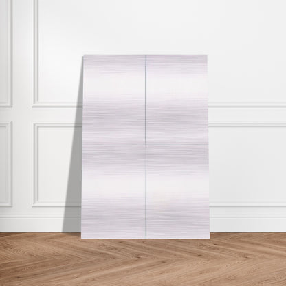 WHITE PAINTING FOUR PANEL 1951 - Robert Rauschenberg Brushed Aluminum Print - 70x100 cm / 28x40 inches | Robert Rauschenberg Aluminum Print | Robert Rauschenberg Prints