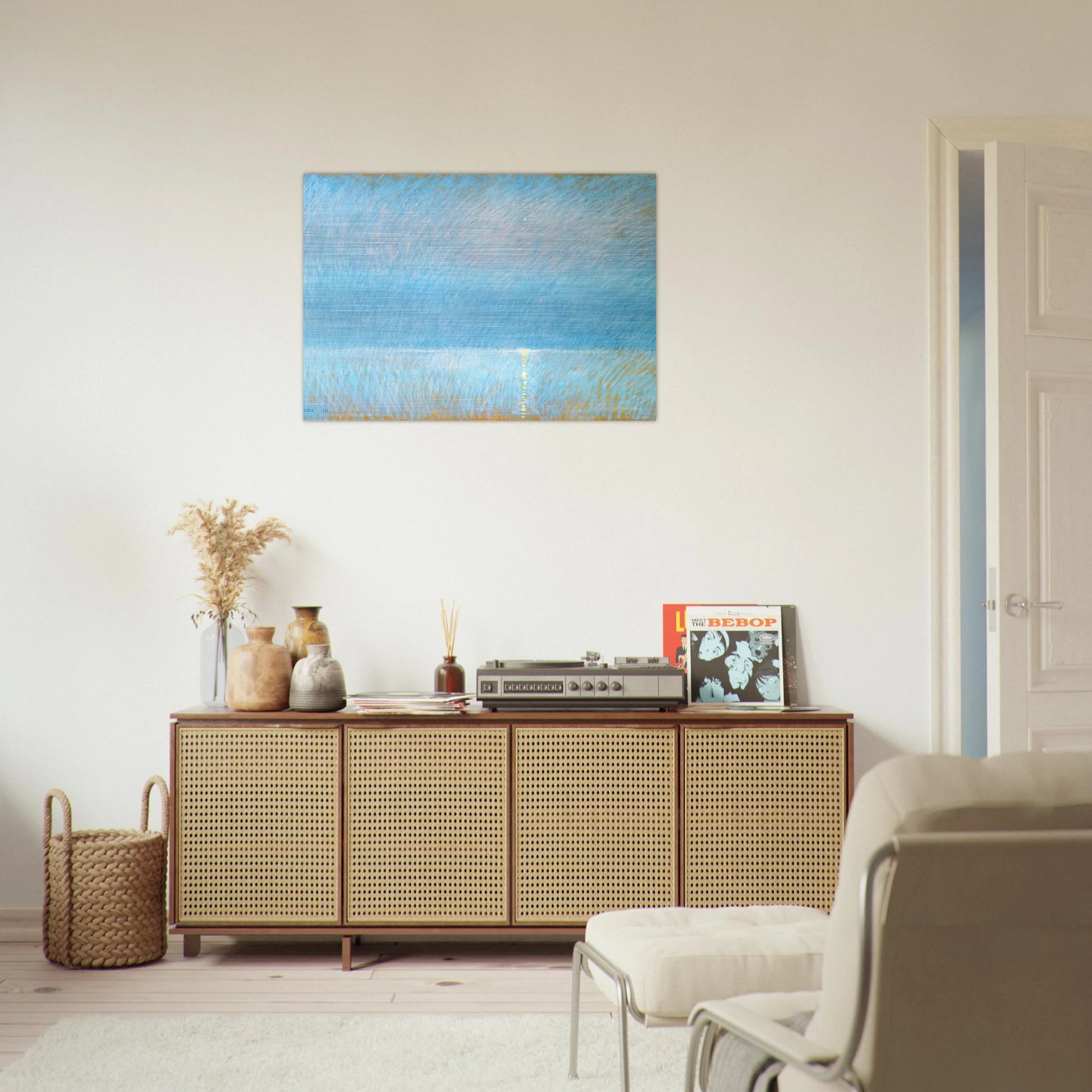 The Evening Star - Childe Hassam Brushed Aluminum Print - 70x100 cm / 28x40 inches | Childe Hassam Aluminum Print | Childe Hassam Prints