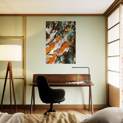 FULL FATHOM FIVE - Jackson Pollock Brushed Aluminum Print - 70x100 cm / 28x40 inches | Jackson Pollock Aluminum Print | Jackson Pollock Prints