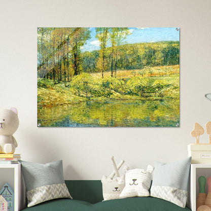 Spring, Navesink Highlands - Childe Hassam Acrylic Print - 70x100 cm / 28x40″ inches