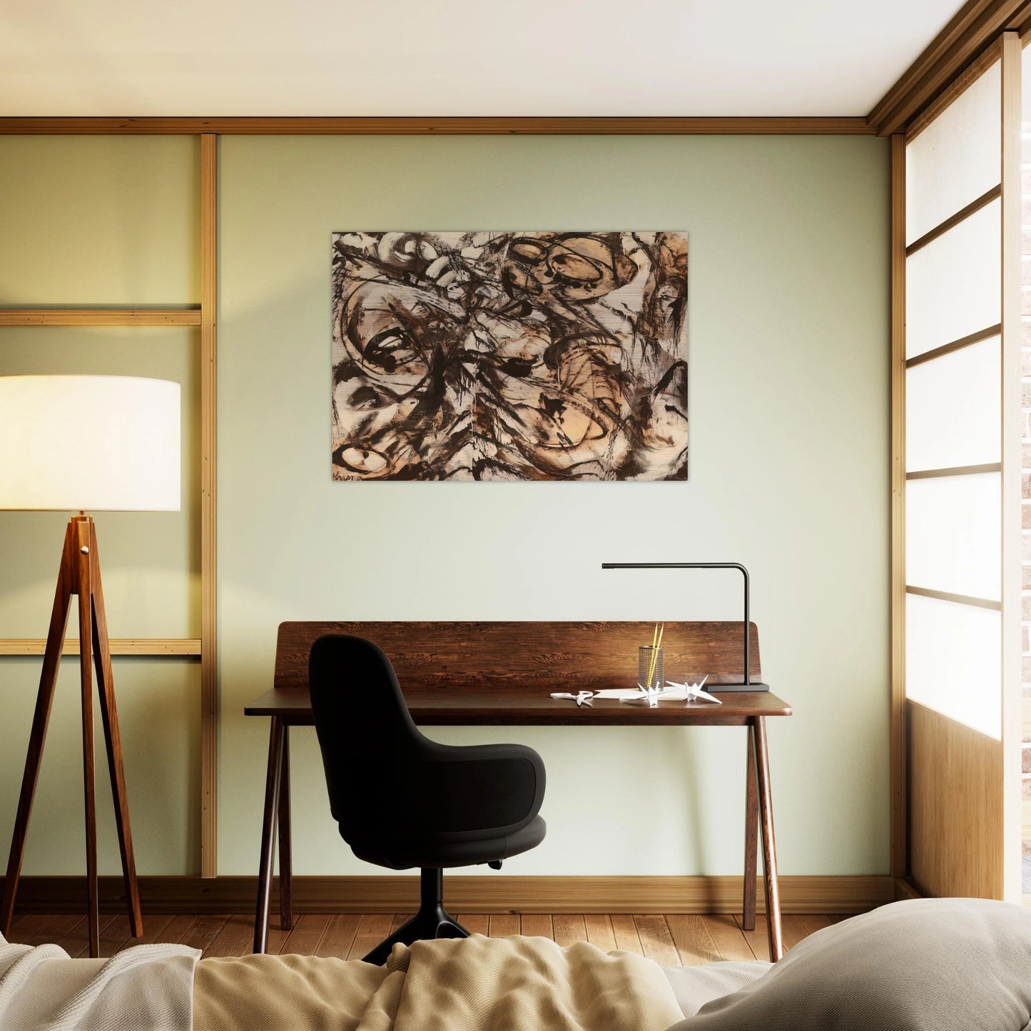 The Guardian - Lee Krasner Brushed Aluminum Print - 70x100 cm / 28x40 inches | Lee Krasner Aluminum Print | Lee Krasner Prints