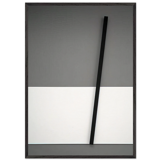 Untitled from Splints - Mira Schendel 70x100 cm / 28x40 inches Framed Art Print – Black Wooden Frame