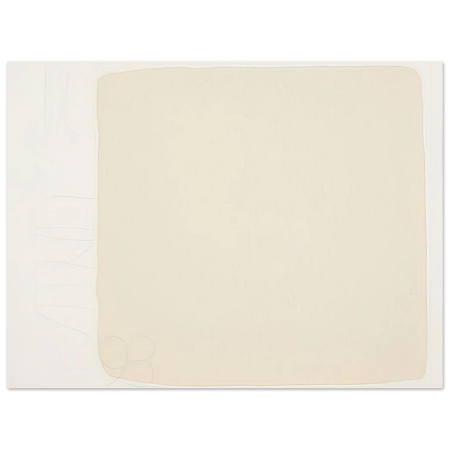 Robert Ryman - Untitled, from BAM III  75x100 cm / 30x40inches Fine Art Poster