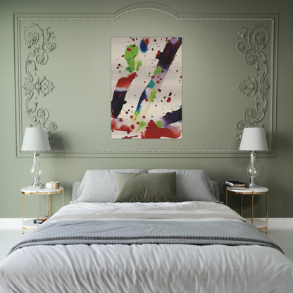 Hello - Sam Francis Brushed Aluminum Print - 70x100 cm / 28x40 inches | Sam Francis Aluminum Print | Sam Francis Prints